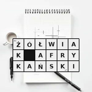 Hasło krzyżówkowe triowy - żółwiak afrykański – rozwiązanie, synonimy, podpowiedzi i definicje krzyżówkowe